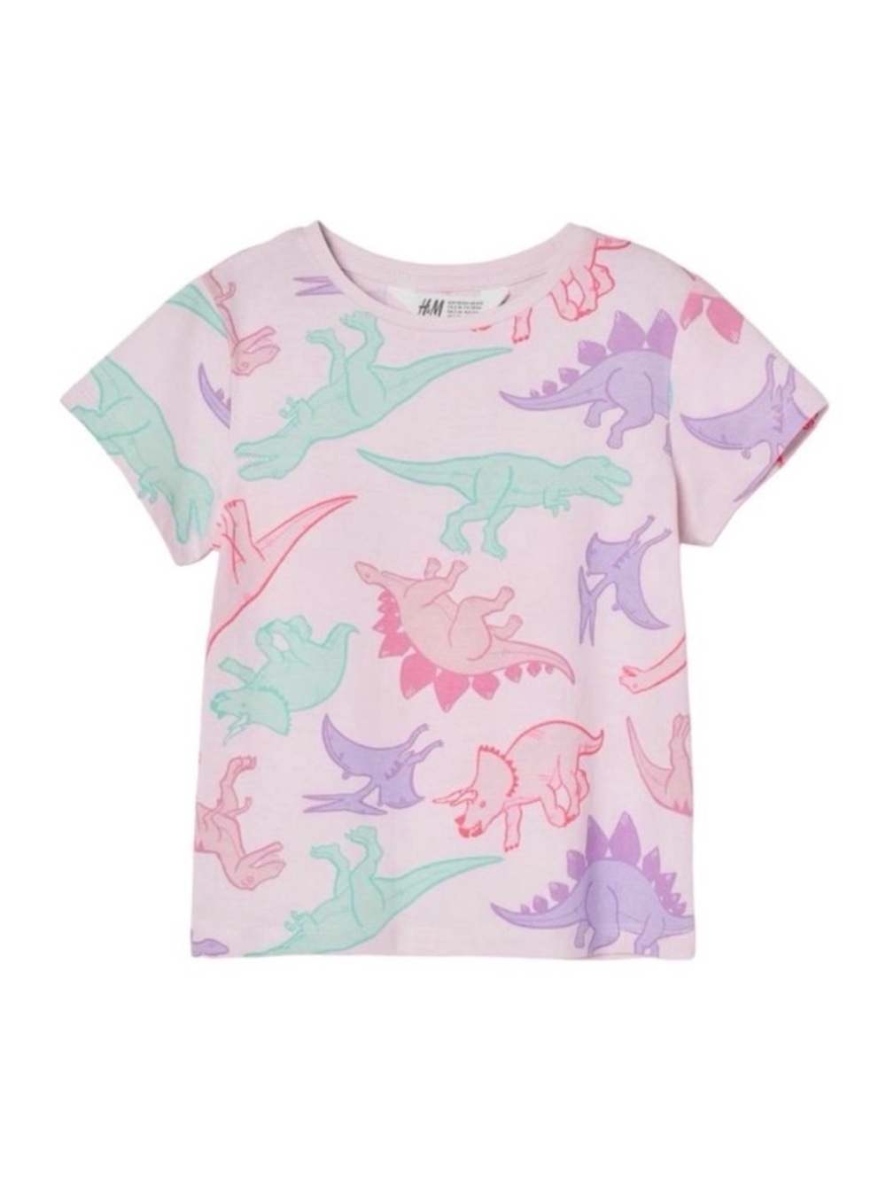 H&M girls size 6X-7 dinosaur tee